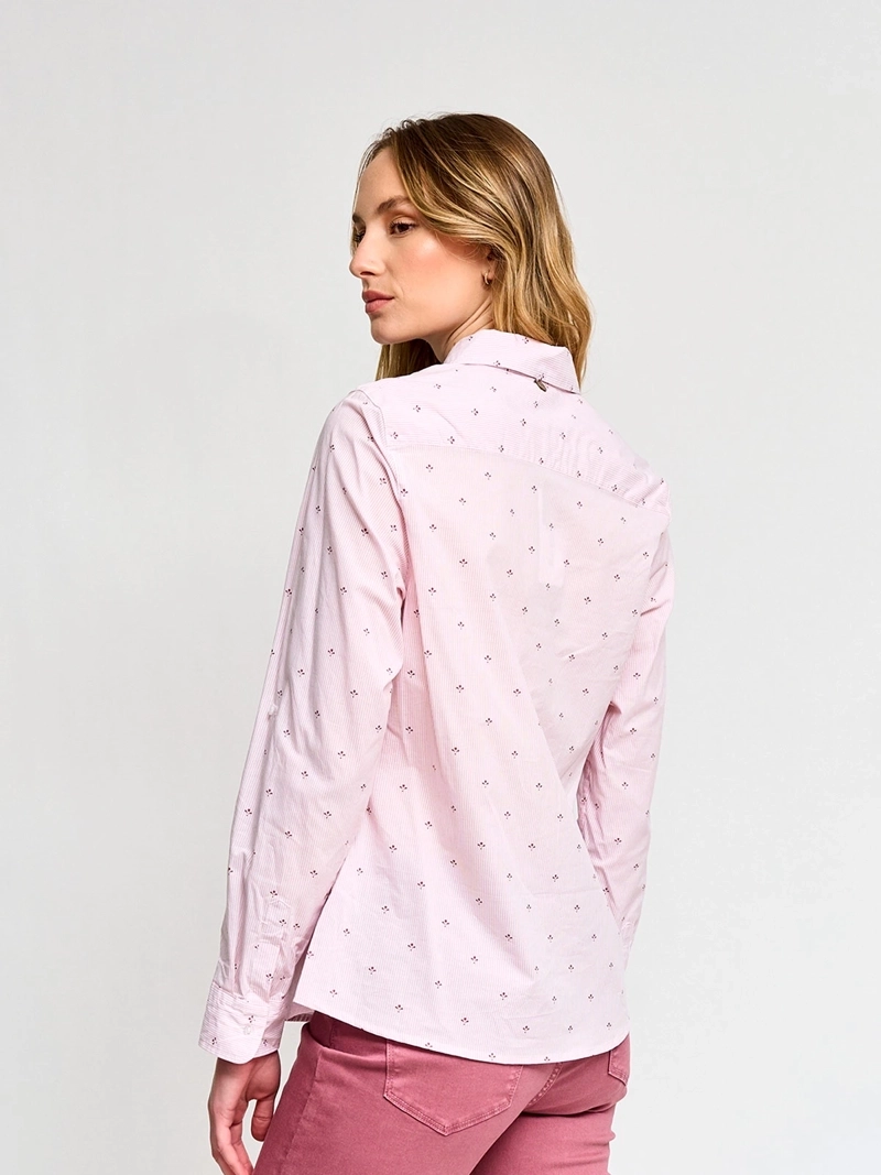 BLUSA MUJER REGATTA ALGODÓN MANGA LARGA CAMISERA - 2