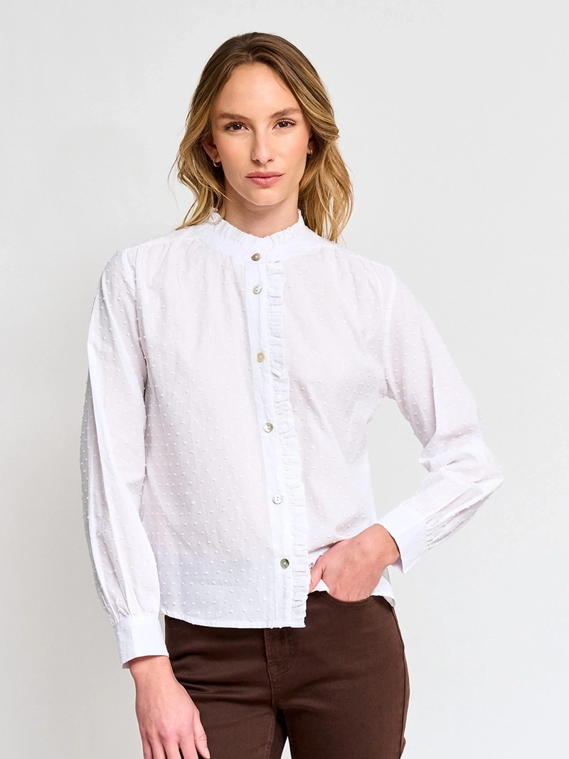 BLUSA MUJER REGATTA ALGODÓN MANGA LARGA - 2
