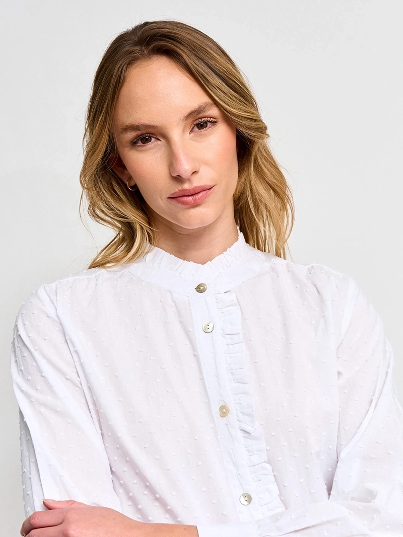 BLUSA MUJER REGATTA ALGODÓN MANGA LARGA - 4