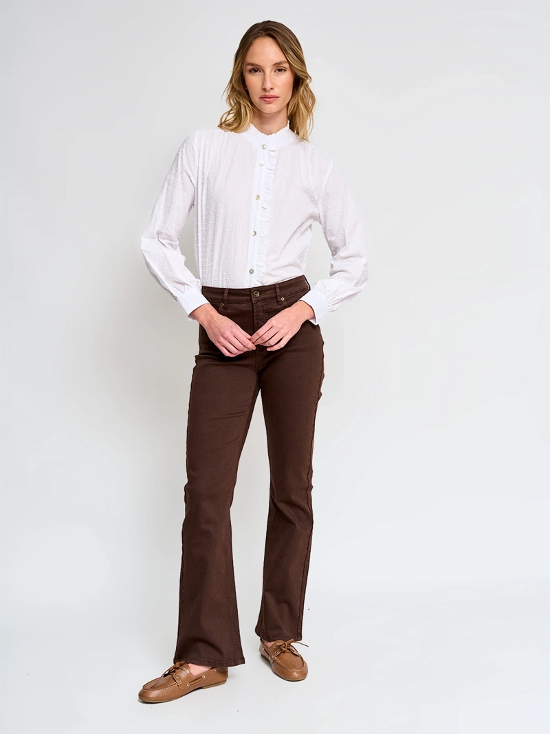 BLUSA MUJER REGATTA ALGODÓN MANGA LARGA - 5