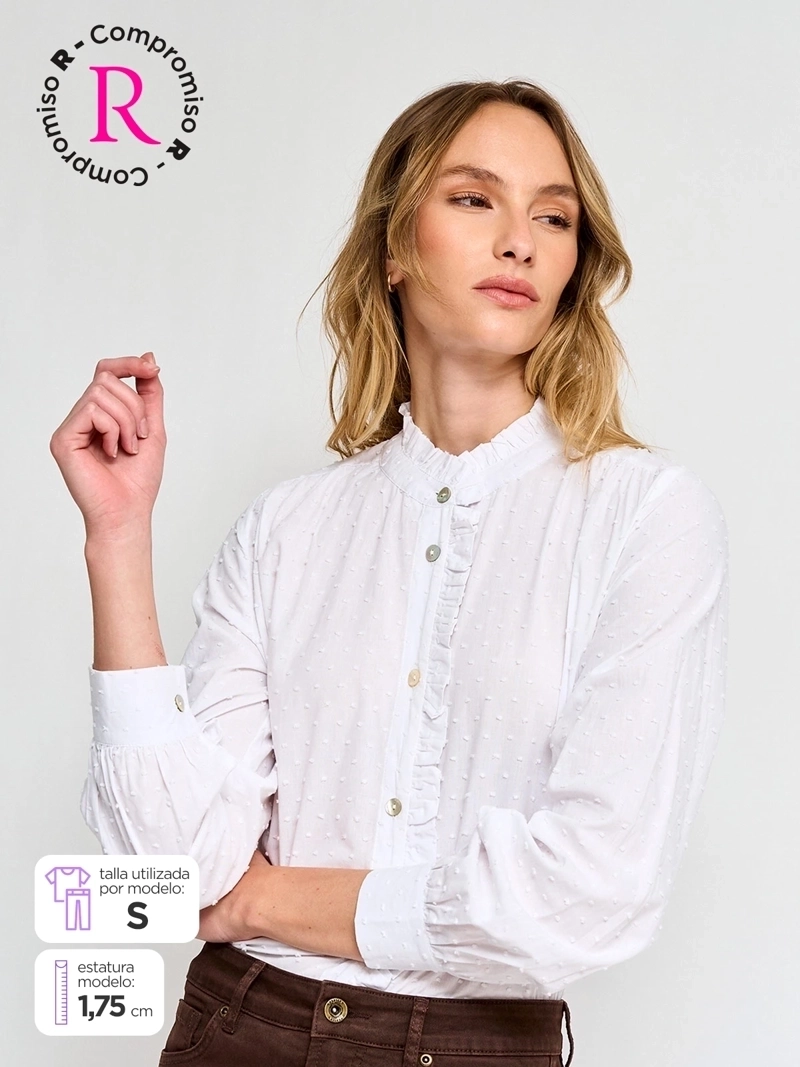 BLUSA MUJER REGATTA ALGODÓN MANGA LARGA - 1