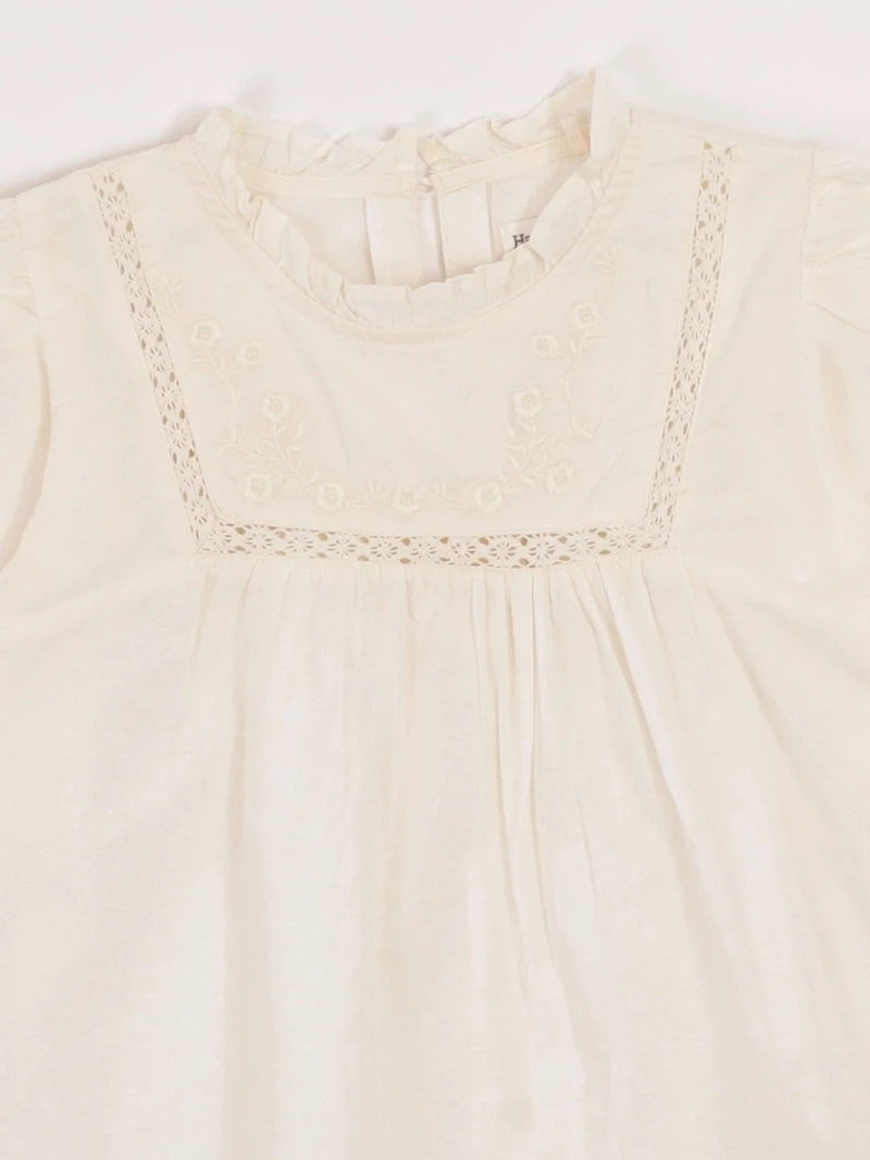 BLUSA MANGA LARGA NIÑA HARVEST VUELOS CON BORDADO - 5