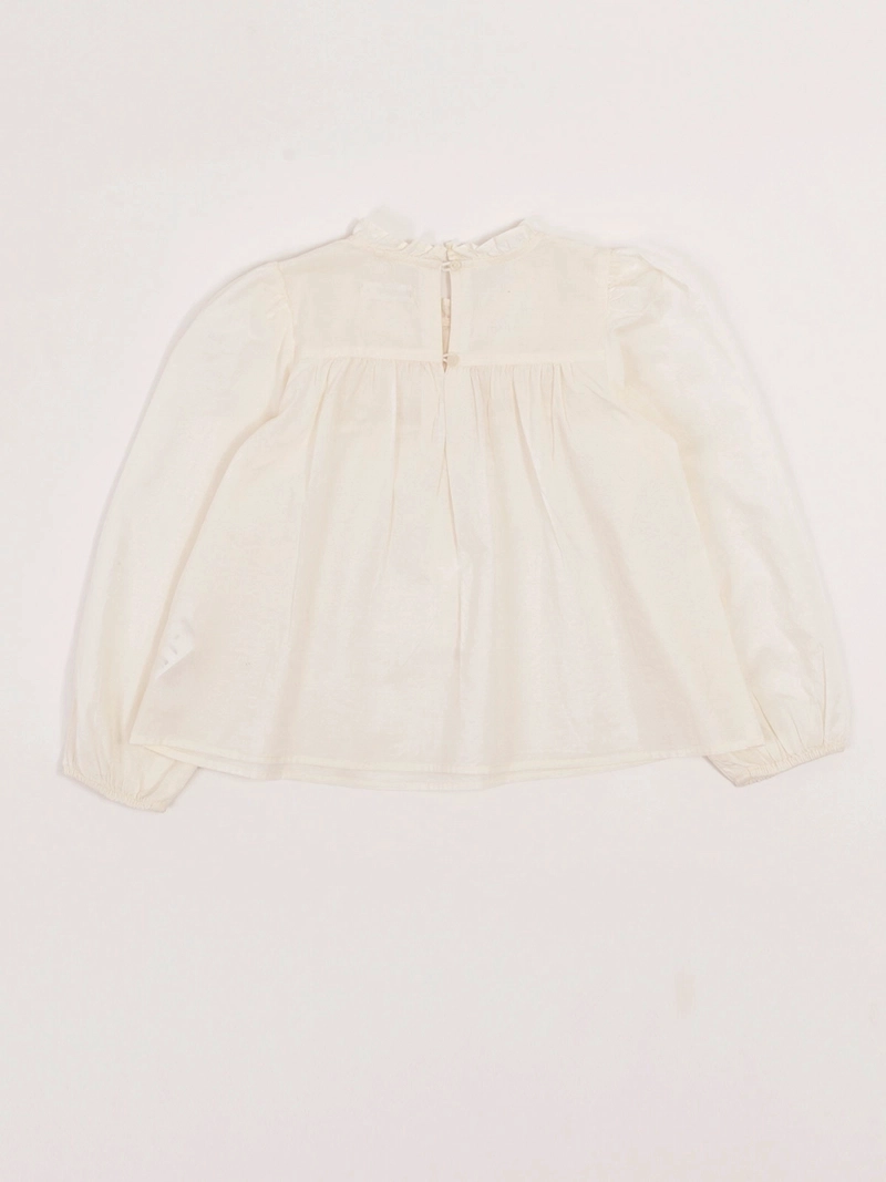 BLUSA MANGA LARGA NIÑA HARVEST VUELOS CON BORDADO - 4