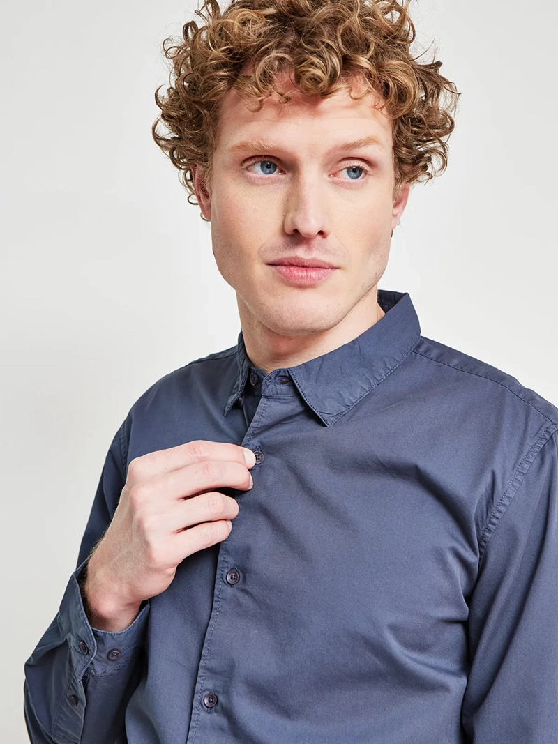 CAMISA HOMBRE MARQUIS ALGODÓN MANGA LARGA LAVADA - 3