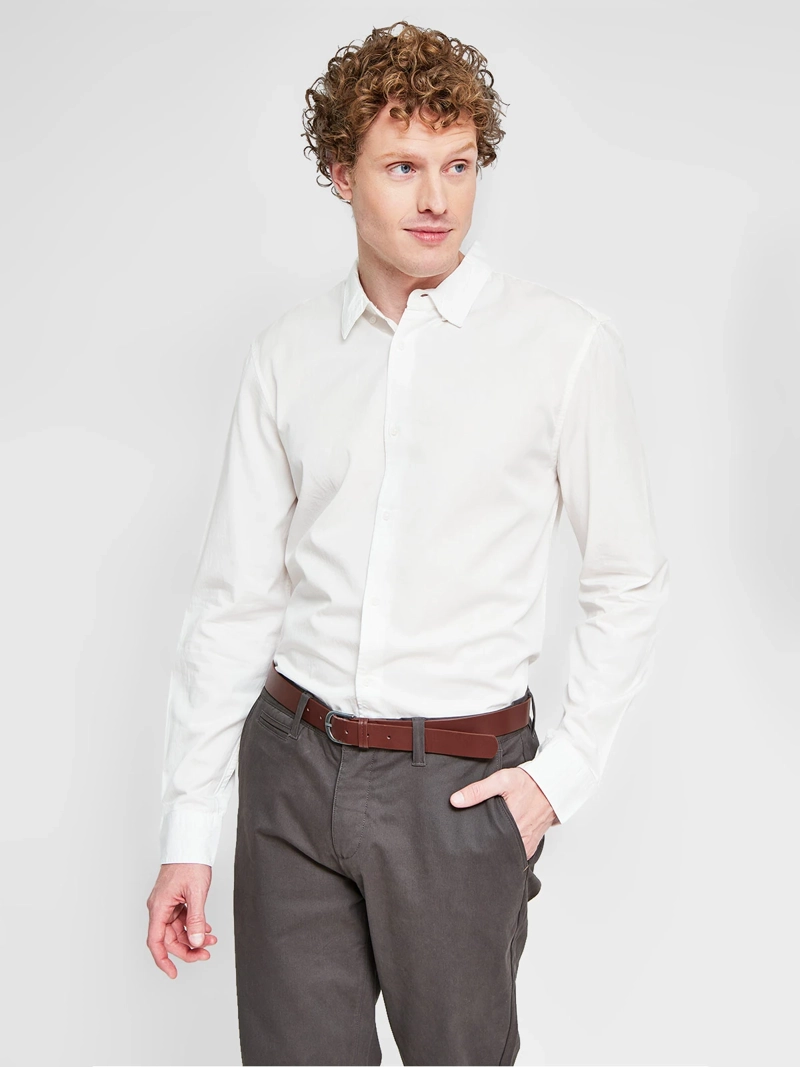 CAMISA HOMBRE MARQUIS ALGODÓN MANGA LARGA LAVADA - 1