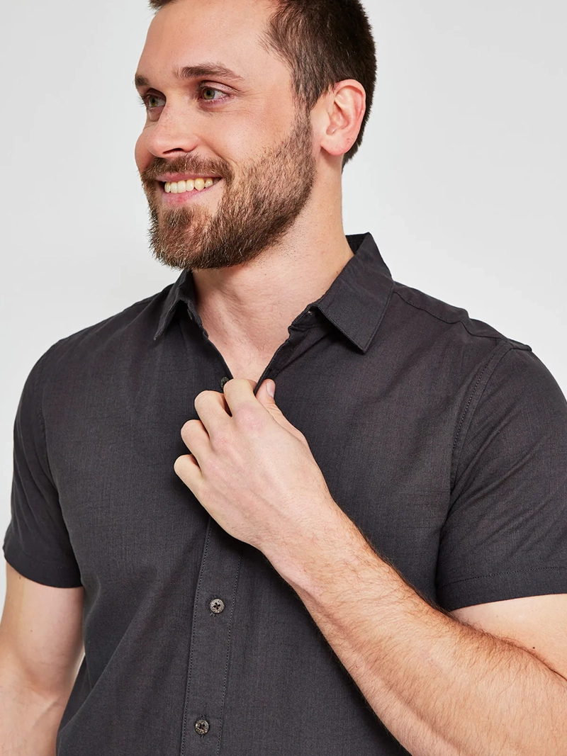 CAMISA HOMBRE CLOUDBREAK ALGODÓN MANGA CORTA - 3