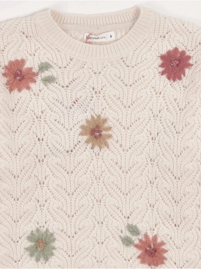 SWEATER NIÑA HARVEST BORDADO - 5