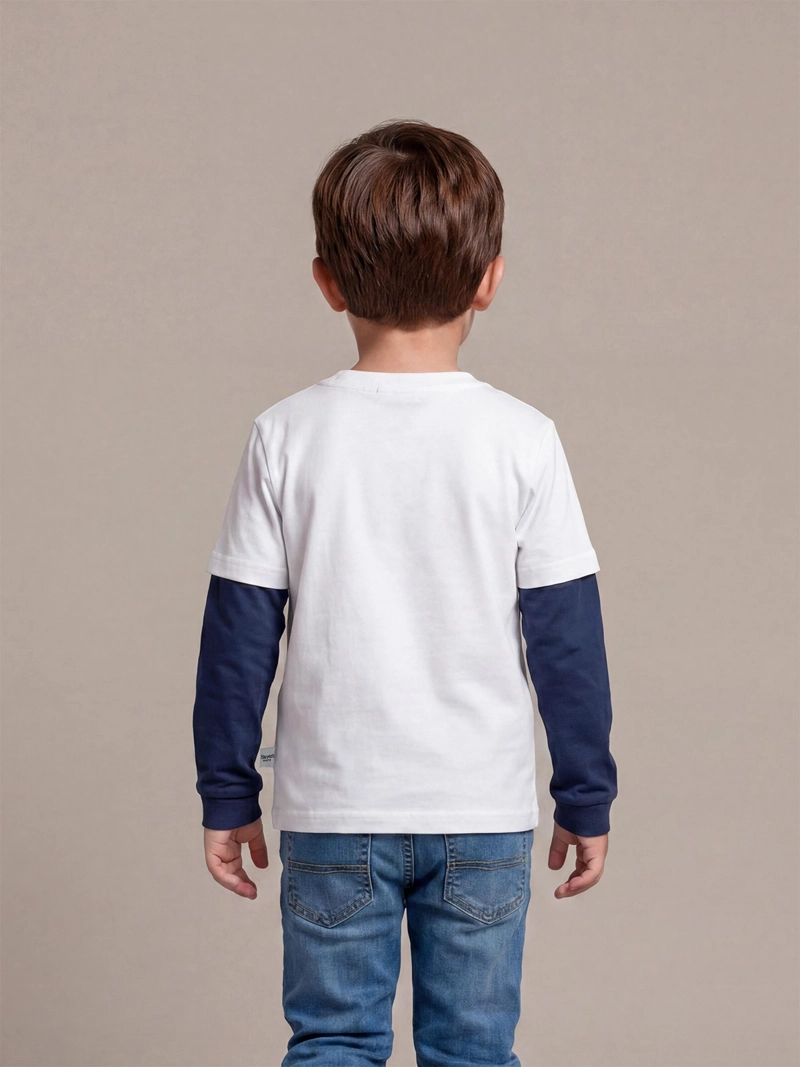 POLERA MANGA LARGA NIÑO HARVEST - 2