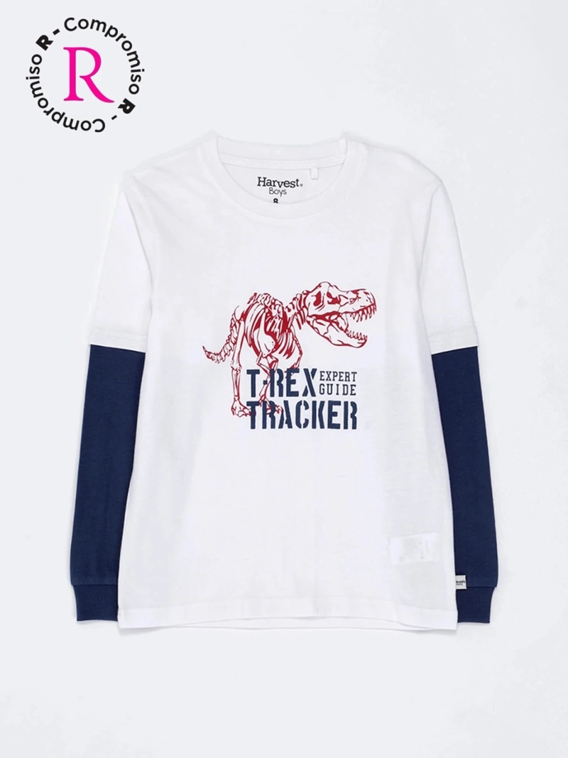 POLERA MANGA LARGA NIÑO HARVEST - 3