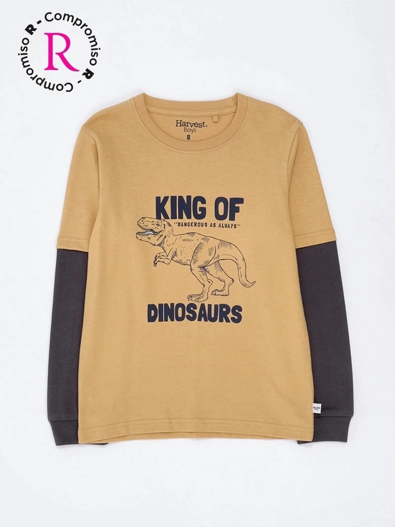 POLERA MANGA LARGA NIÑO HARVEST - 3