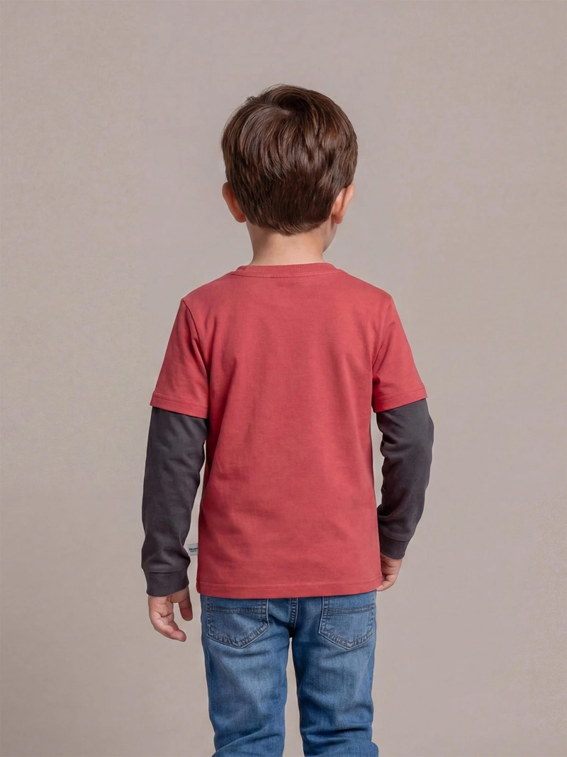 POLERA MANGA LARGA NIÑO HARVEST - 2
