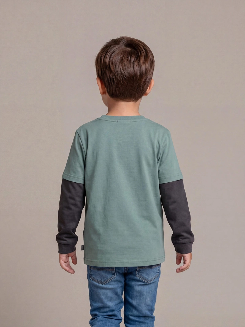 POLERA MANGA LARGA NIÑO HARVEST - 2