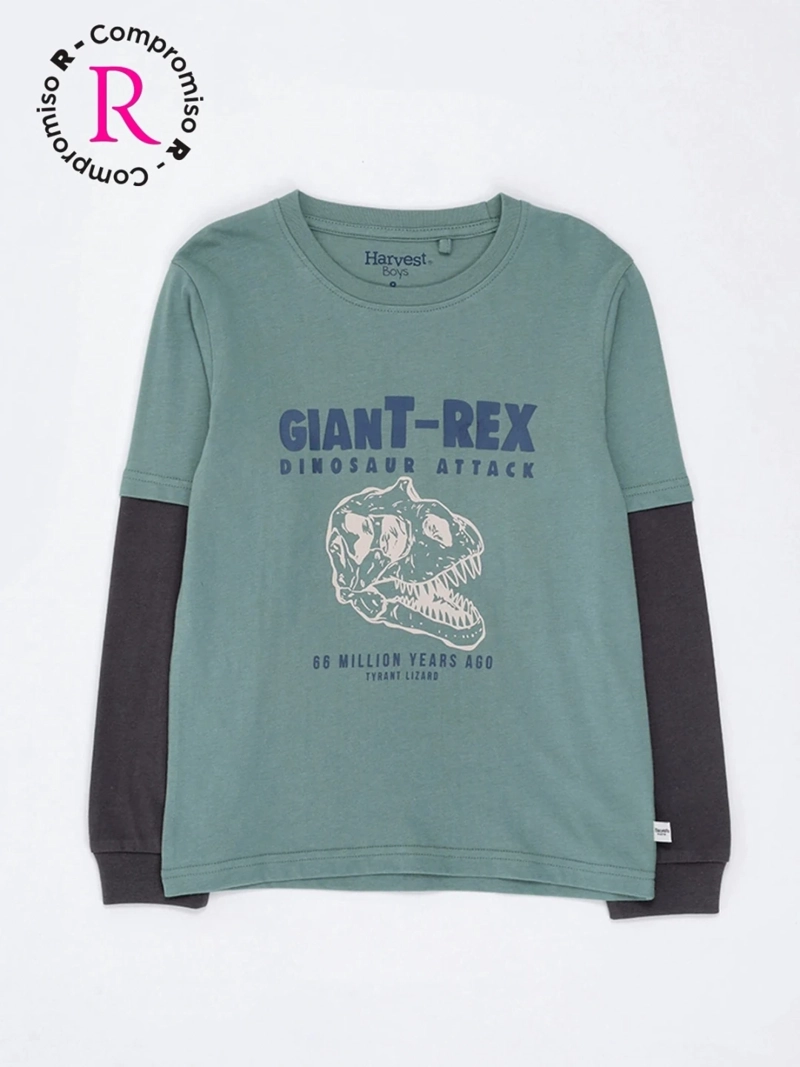 POLERA MANGA LARGA NIÑO HARVEST - 3