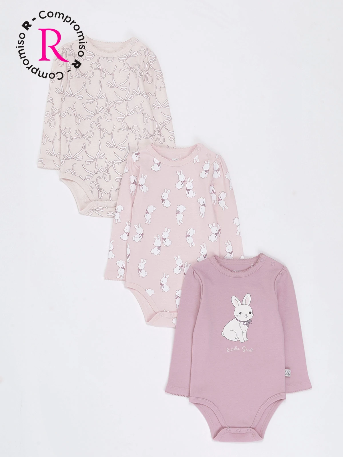 PACK X3 BODY NIÑA BABY HARVEST COLOR