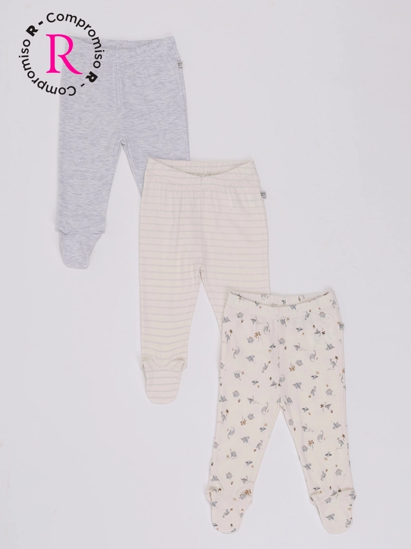 PACK X3 PATITA NIÑO BABY HARVEST ALGODÓN  - 1