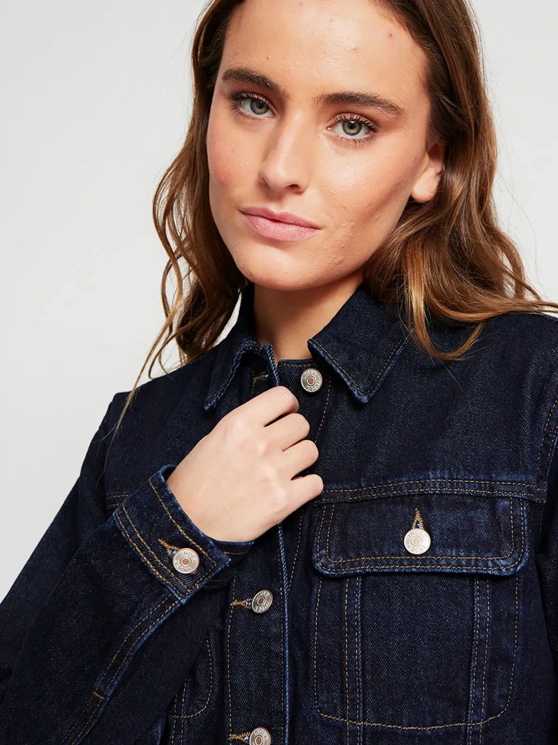 CHAQUETA MUJER INDEX ALGODÓN CORTA DENIM - 4