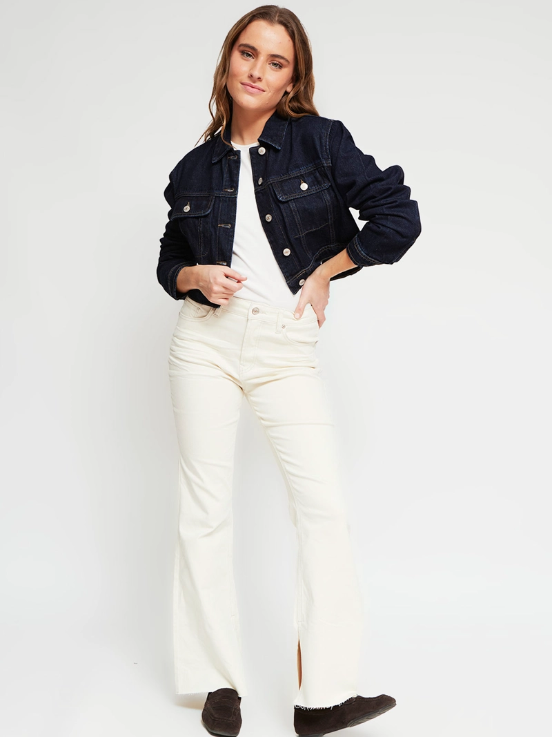 CHAQUETA MUJER INDEX ALGODÓN CORTA DENIM - 5