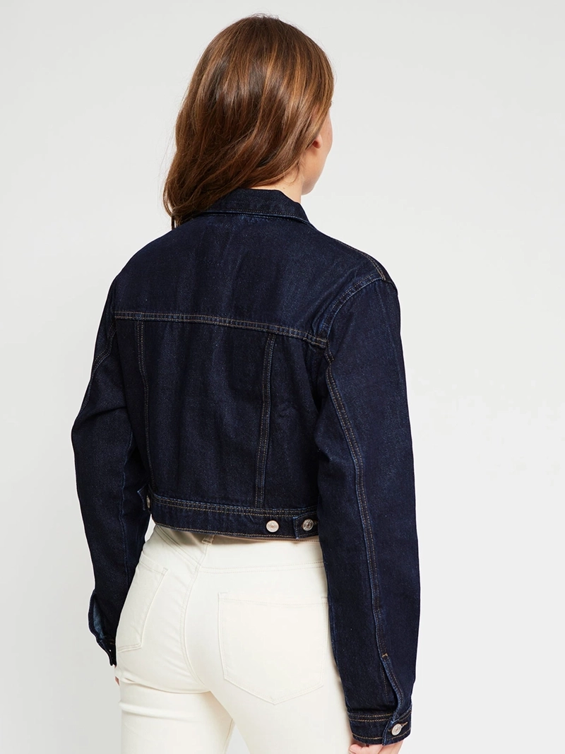 CHAQUETA MUJER INDEX ALGODÓN CORTA DENIM - 3
