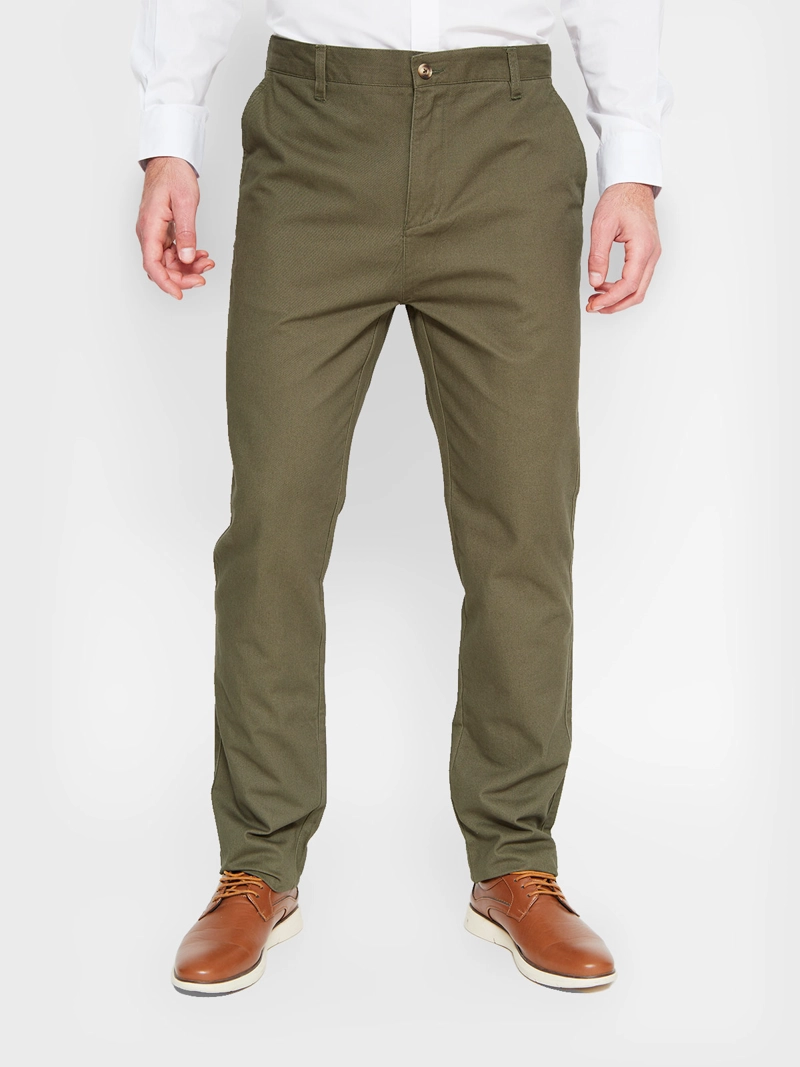 PANTALÓN HOMBRE KENNETH STEVENS ALGODÓN RECTO CHINO - 1