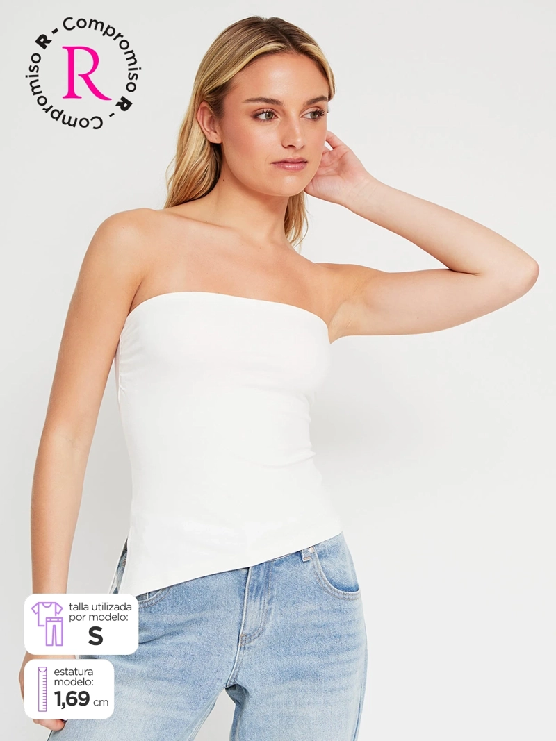 POLERA MUJER INDEX SIN MANGAS