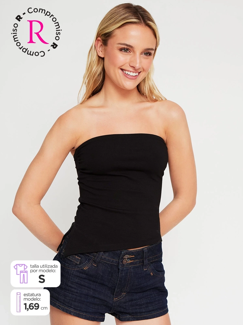 POLERA MUJER INDEX SIN MANGAS