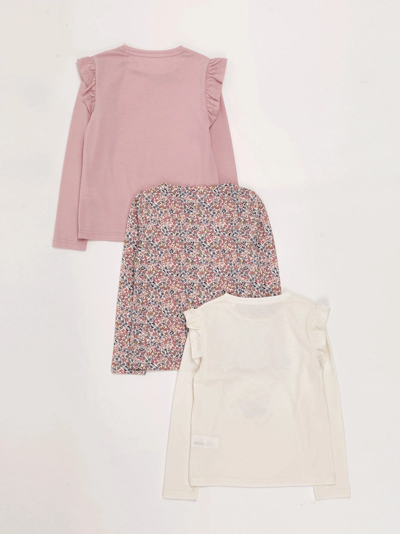 PACK X3 POLERAS MANGA LARGA NIÑA HARVEST - 2