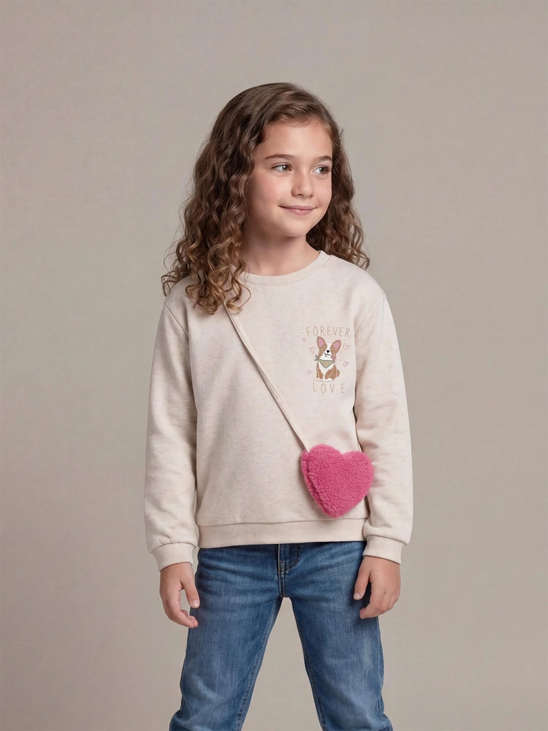 POLERÓN NIÑA HARVEST CON CARTERA - 1