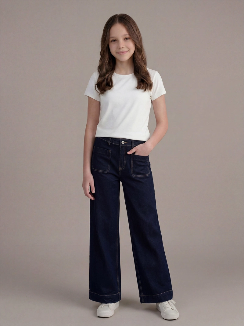 JEANS WIDE FIT NIÑA INDEX TEEN - 1