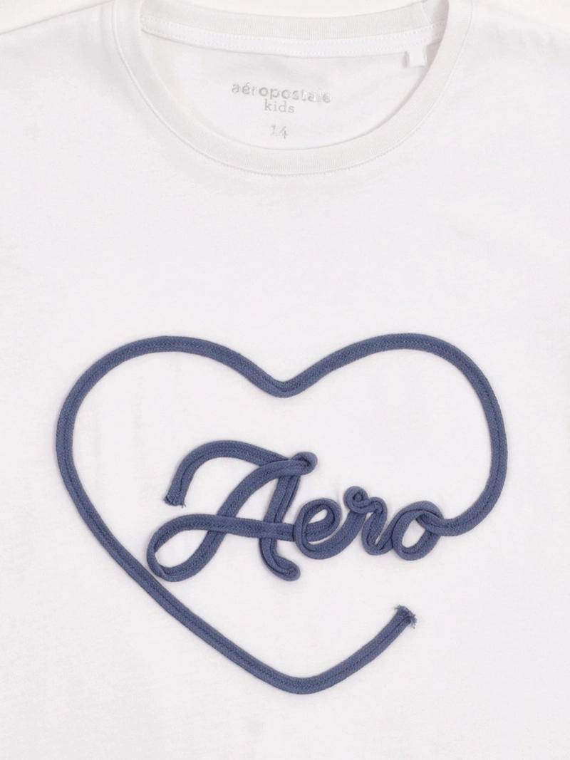 POLERA NIÑA AEROPOSTALE ALGODÓN MANGA CORTA - 3