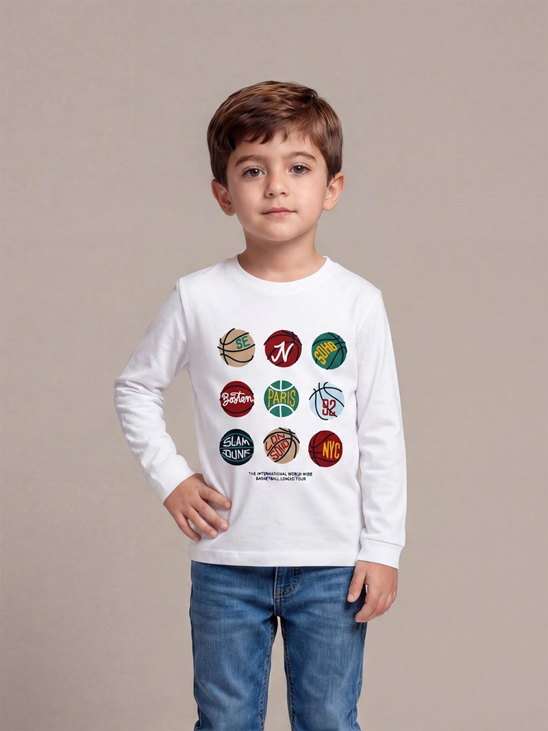 POLERA MANGA LARGA NIÑO HARVEST PARCHE - 1