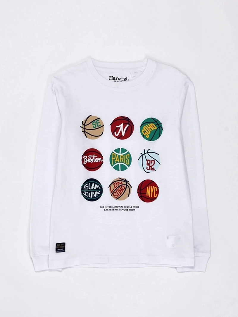 POLERA MANGA LARGA NIÑO HARVEST PARCHE - 3