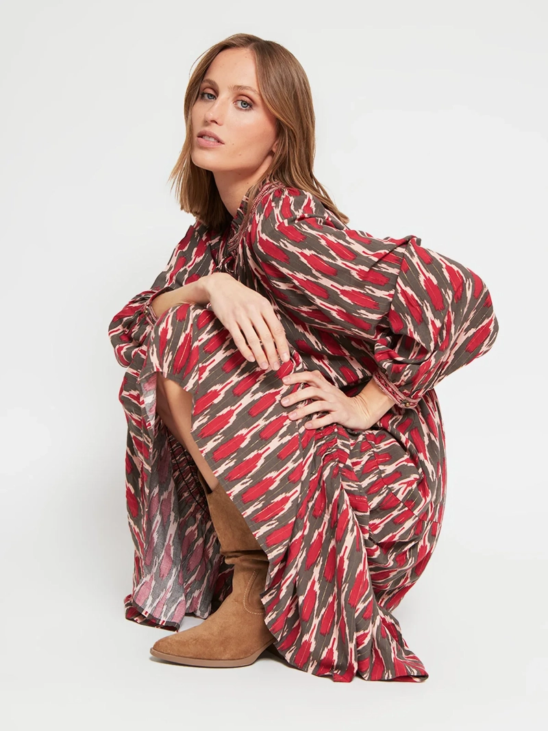 VESTIDO MUJER TATIENNE LARGO ESTAMPADO - 2