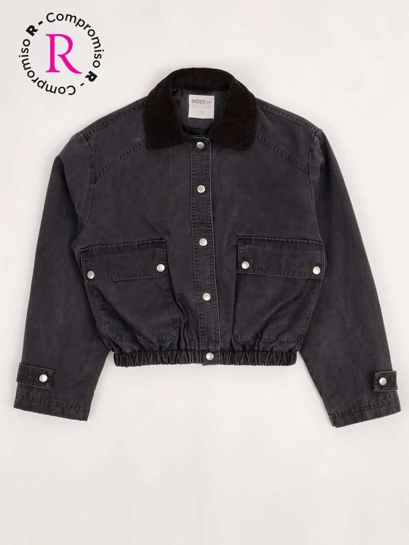 CHAQUETA NIÑA INDEX TEEN ALGODÓN BRILLO - 3