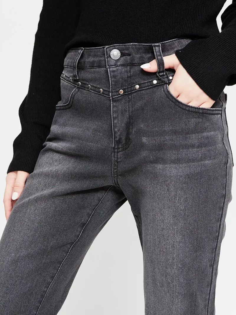 JEANS MUJER BARBADOS ALGODÓN TACHAS - 4