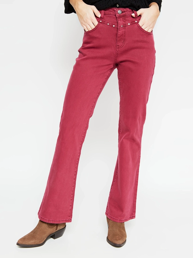 JEANS MUJER BARBADOS ALGODÓN TACHAS - 2