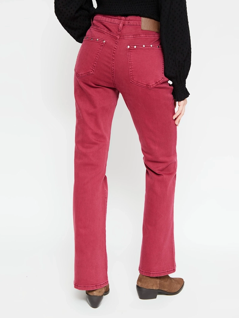 JEANS MUJER BARBADOS ALGODÓN TACHAS - 3
