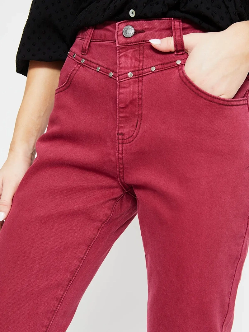 JEANS MUJER BARBADOS ALGODÓN TACHAS - 4