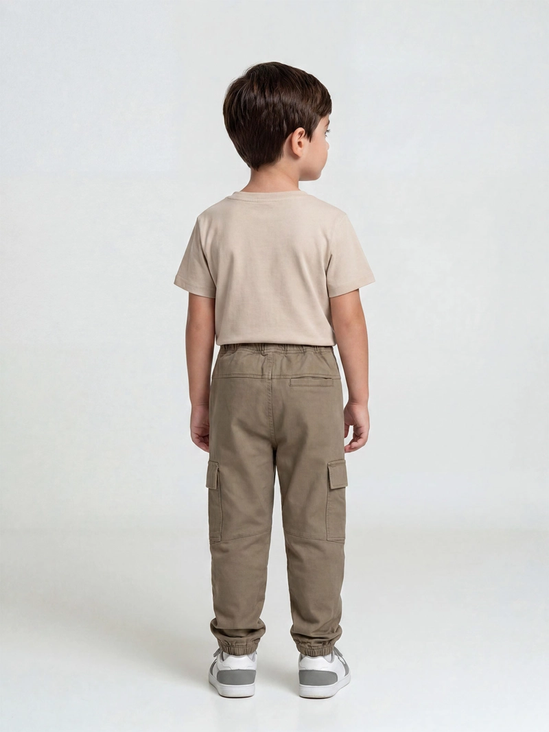 PANTALÓN NIÑO HARVEST JOGGER BOLSILLO CARGO - 2