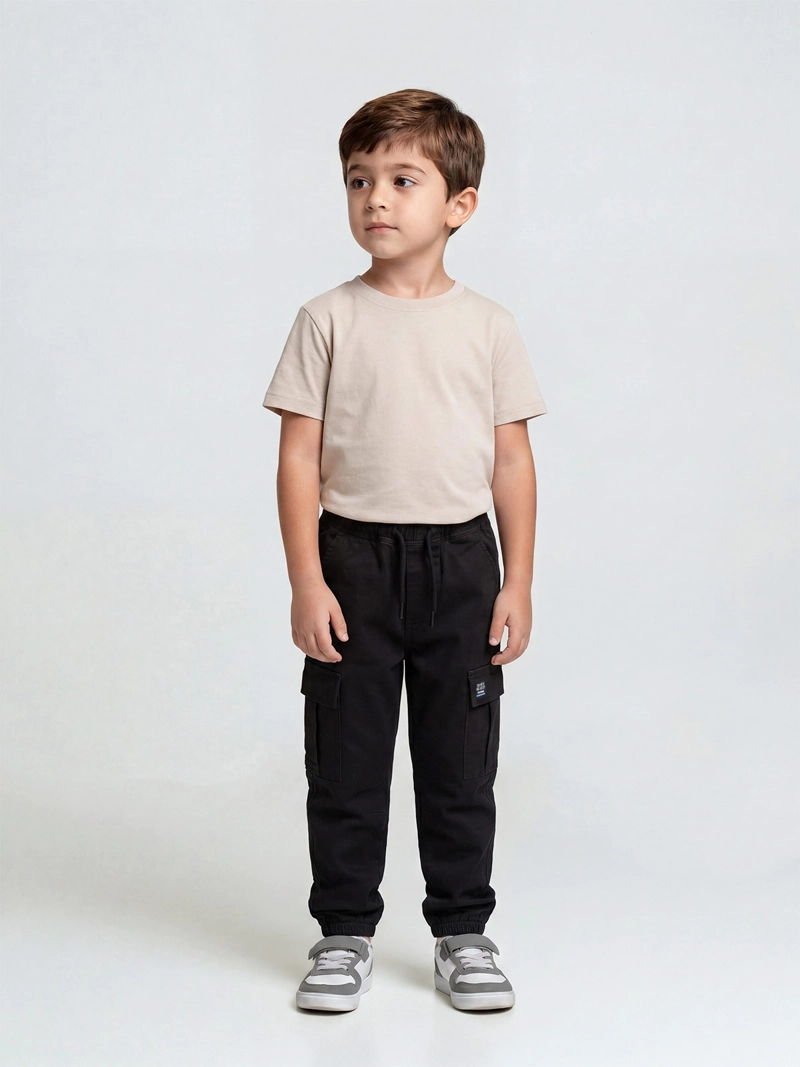 PANTALÓN NIÑO HARVEST JOGGER BOLSILLO CARGO - 1