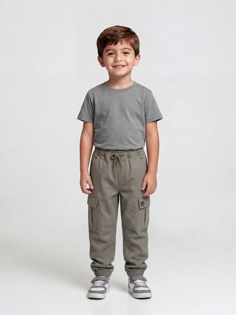 PANTALÓN NIÑO HARVEST JOGGER BOLSILLO CARGO - 1