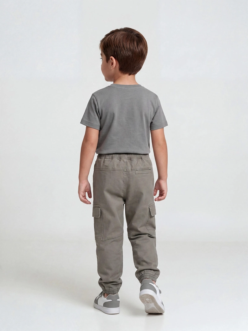 PANTALÓN NIÑO HARVEST JOGGER BOLSILLO CARGO - 2