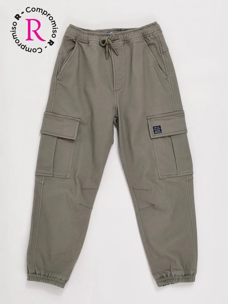 PANTALÓN NIÑO HARVEST JOGGER BOLSILLO CARGO - 3