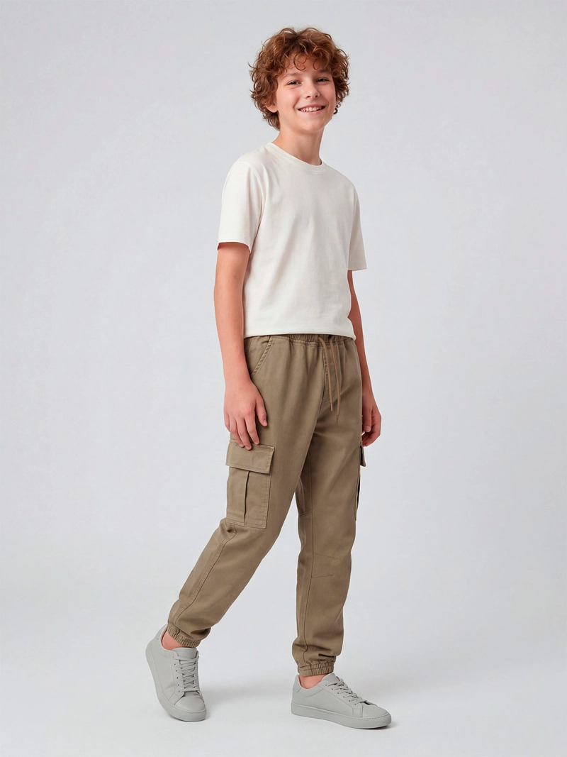 PANTALÓN NIÑO CLOUDBREAK ALGODÓN JOGGER CARGO - 1