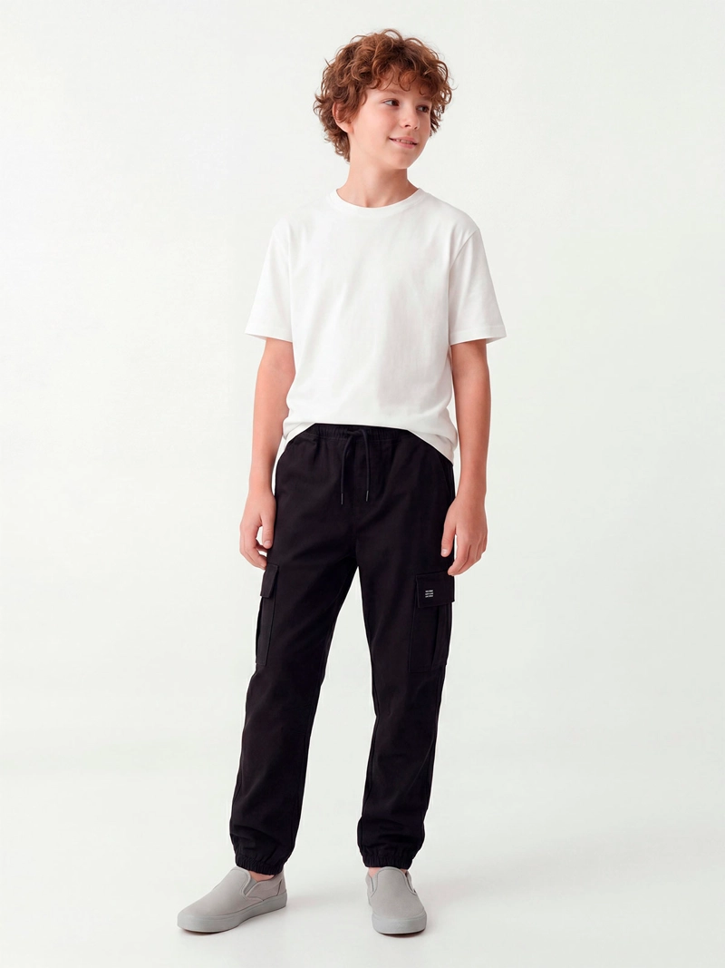 PANTALÓN NIÑO CLOUDBREAK ALGODÓN JOGGER CARGO - 1