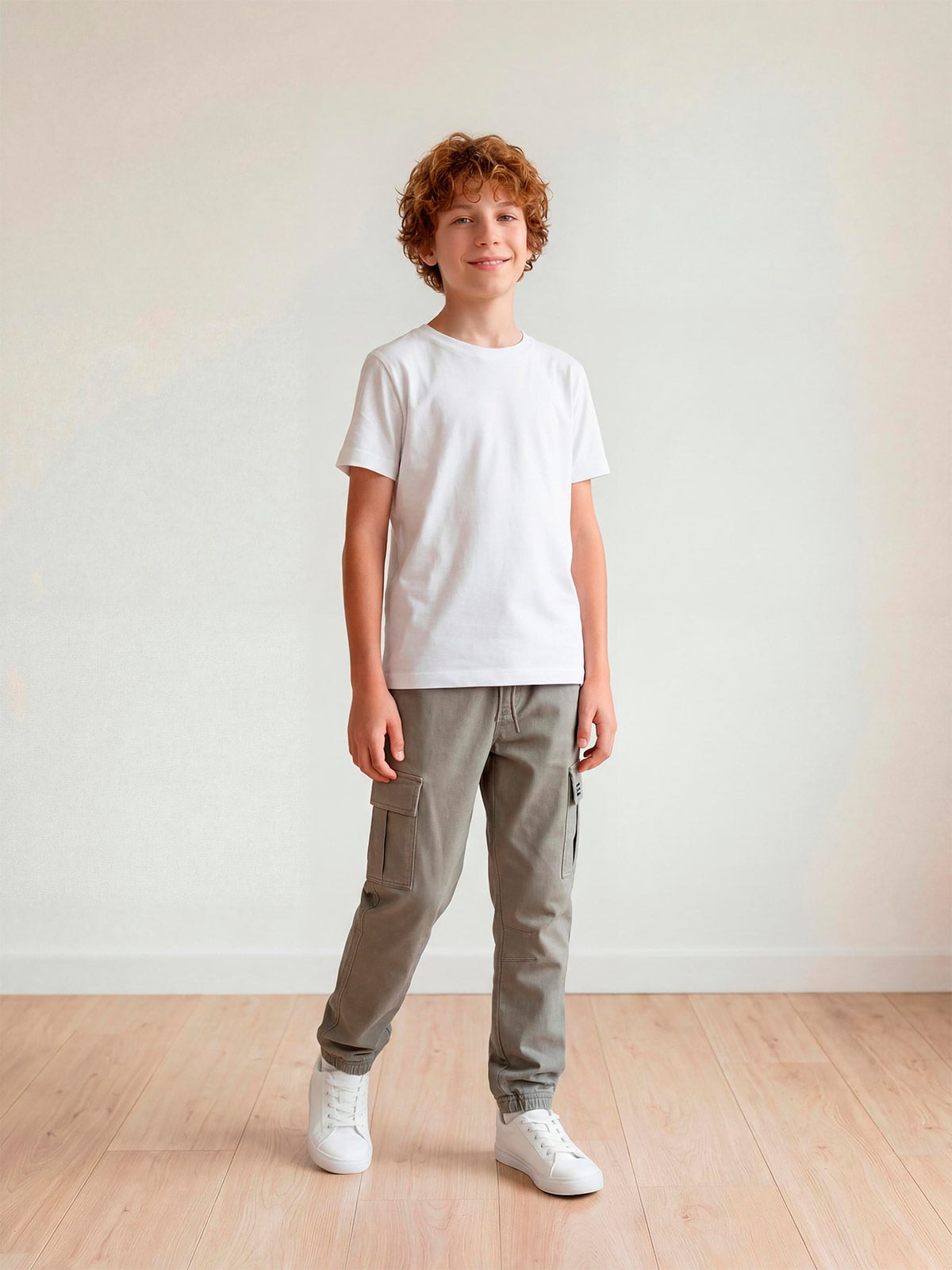 PANTALÓN NIÑO CLOUDBREAK ALGODÓN JOGGER CARGO - 1