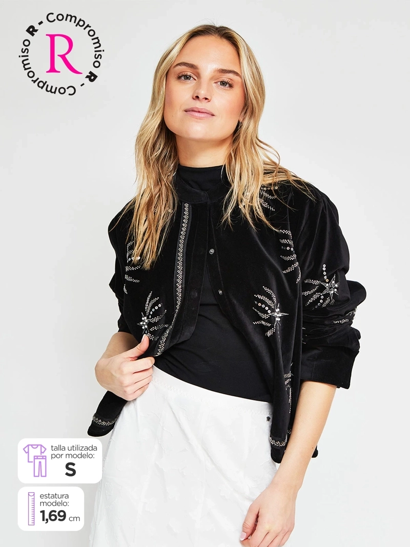 CHAQUETA MUJER BARBADOS ALGODÓN - 1