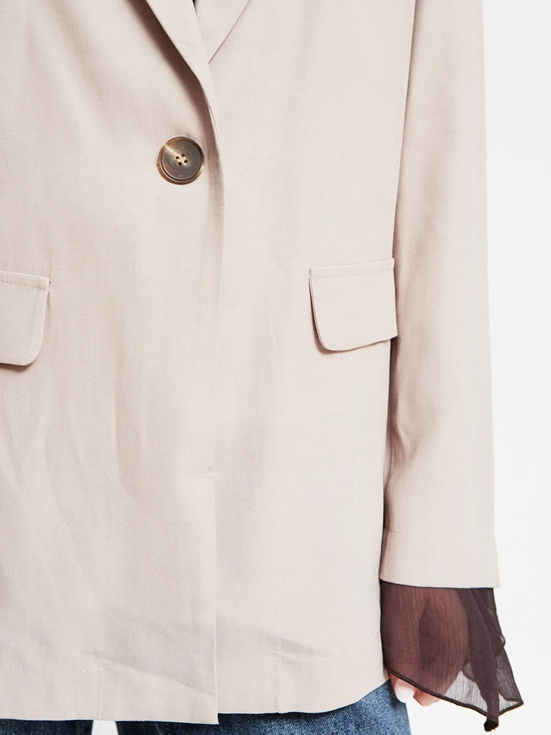 BLAZER MUJER INDEX CORTO BÁSICO - 4