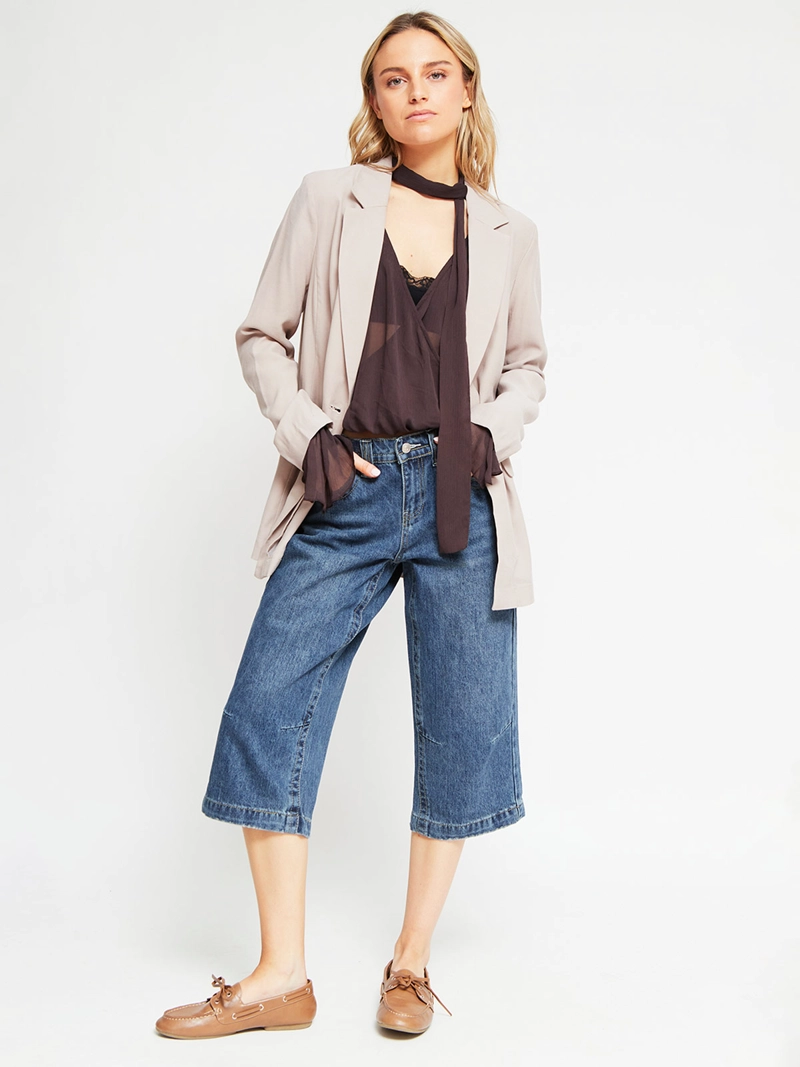 BLAZER MUJER INDEX CORTO BÁSICO - 5