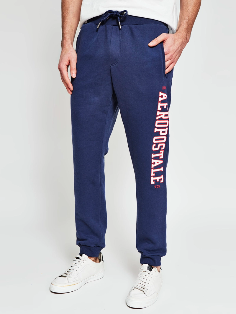 PANTALÓN DE BUZO HOMBRE AEROPOSTALE ALGODÓN PARCHE - 2