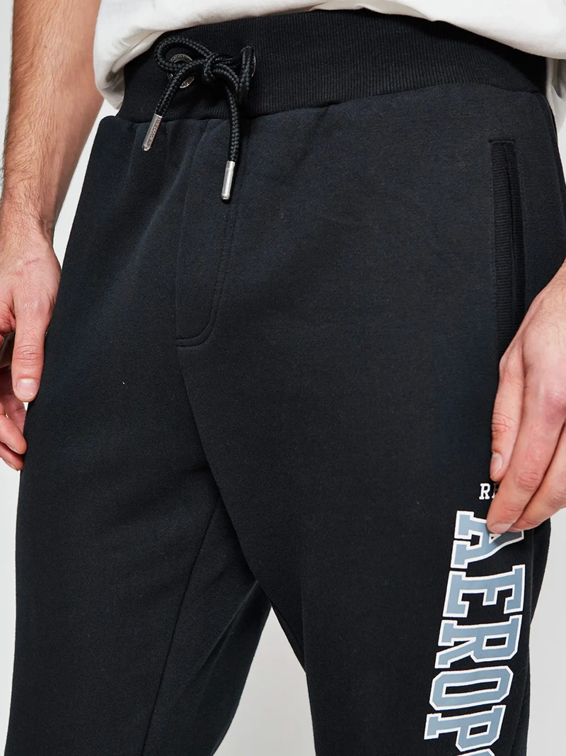 PANTALÓN DE BUZO HOMBRE AEROPOSTALE ALGODÓN PARCHE - 4